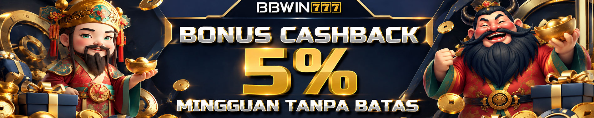 bbwin777  cashback 5% setiap minggu